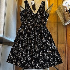 Disturbia NWT Black and White Floral Dress